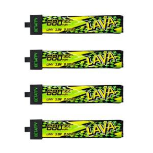 BETAFPV LAVA II 1S 680mAh BT2.0 Lipo 배터리 (Air65 드론 파워 팩 RC 쿼드콥터용)