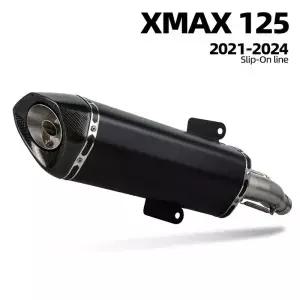 XMAX25 25 2022024 오토바이 배기 슬립온 라인 머플러 고성능 스쿠터 배기관 키트