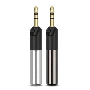 2.5mm 잭 플러그 커넥터 ATH-R70X M50X 헤드폰 오디오 잭용 3극 남성 3/32