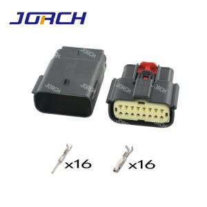 33482-1601 Molex MX 150 Male Female 커넥터 16 핀 검정색 하우징 리셉터클 플러그