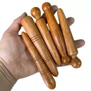 미용 천연 나무 발 바디 마사지 스틱 근육 편안한 도구 반사 마사지기