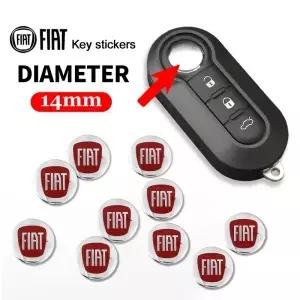 피아트 자동차 스마트 키 스티커 금속 로고 액세서리 FIAT 500 Ducato Panda Grande nto Tipo Abarth lse