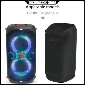jbl호환 Partybox 100/110 용 스피커 먼지 커버 탄력성 라이크라 휴대용 보호 케이스 방진 장치 액세서리