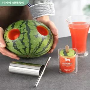 과일채취기 슬라이서 캔틀루프 분배기 커팅 수박 멜론 야채  모양 코어채취기