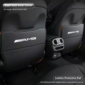 메르세데스 벤츠 AMG GLE GLC GLB GLS CLA GLA W206 W205 W204 W203 W22 차량용 시트 등받이 킥 방지 커버