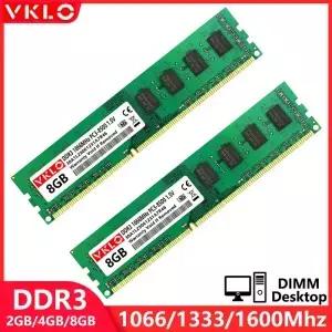 DDR3 2GB 데스크탑 메모리 RAM PC3 1066 1333 1600Mhz 1.5V 240Pin 8500 10600 12800 Intel 및 AMD 비 ECC