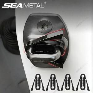 SEAMETAL 업그레이드된 측면 도어용 충격 흡수제  실리콘 패드 자동차 버클 쿠션 방음 방진