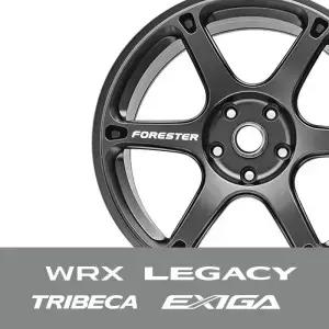 자동차 휠 림 스티커 스바루 포레스터 레거시 BRZ 크로스스트렉 아웃백 WRX 엑 레보그 트라이베카 스포츠