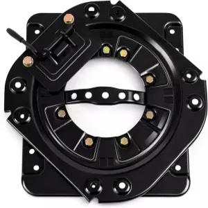 Woanger 회전식 카시트 베이스 360 대형 3.0mm 강판 및 RV 밴 캠퍼 트럭 버스 상용차용 286.6파운드 적재