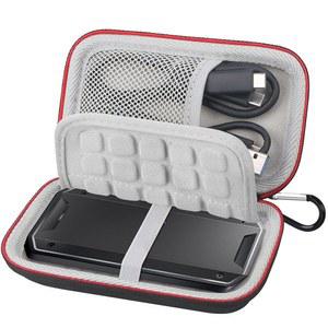 샌디스크 프로페셔널 PRO-G40 SSD용 LACDO 하드 드라이브 휴대용 케이스 1TB 2TB 4TB USB-C 외장 솔리드 스테이트 EVA 충격 방지 발수 저장 여행 가방 블랙+그레이