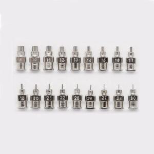 3mm 스테인리스 스틸 블런트 팁 니들  8G-32G 산업용 디스펜싱용 풀 메탈 12개/박스
