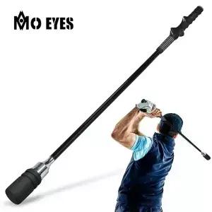 MO EYES 골프 스윙 트레이너 블랙 실내 및 실외 연습용 스틱 핸드 그립 HGB03