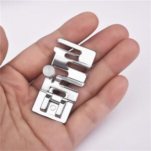 1/10피스 Domestic Sewing Machine Parts Foot Presser Rolled Hem Feet Elastic Cord Band Fabric Stretch