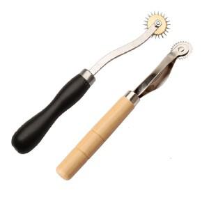Overstitch 휠 가죽 바느질 스티치 간격 종이 천공 도구 룰렛 바늘 퀼트 마커 천 공예 DIY 4mm/2mm