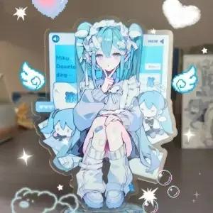 릴 스탠드 그림 프로젝트 디바 주변기기 귀여운 모델 데스크 디스플레이 장식