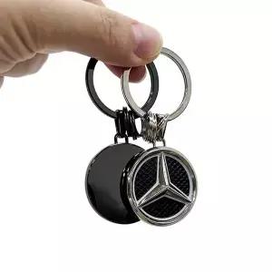 메르세데스 벤츠 CLS CLK A B C 클래스용 패션 메탈 자동차 엠블럼 키체인 펜던트 세련된 액세서리 선물