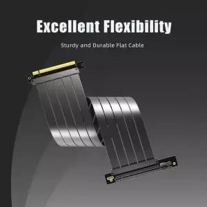 PCI 익스프레스 3.0/4.0 x16 to Gen 4 G 더블 리버스 그래픽 카드 확장 케이블 라이저 ITX 금도금 커넥터용
