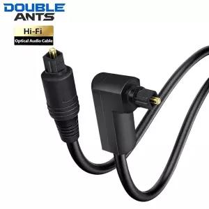 90도 Toslink 광 오디오 케이블 1  15 360도 회전형 SPDIF 광섬유 케이블 앰프 TV 사운드바 Xbox 블루레이