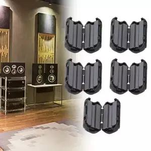 5Pcs 35/5/7mm 토로이달 코어 페라이트 비드 클립 초크 RFI 노이즈 필터 억제 링 배선 케이블 클램프 도구