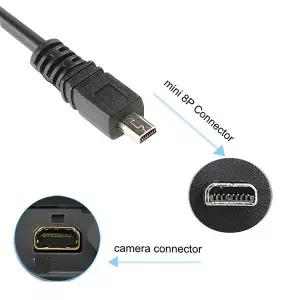 UC-E6 디지털 카메라 USB 케이블 Nikon CoolPix Fuji Panasonic Olympus Sony 카메라 케이블용 소형 8핀