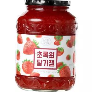 초록원 딸기잼 1kg 대용량 식빵 베이킹 과일 쨈 딸기쨈 간식재료 대용량딸기잼