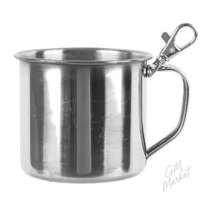 캠핑용 카라비너 스테인리스 컵 250ml 야외 휴대용 등산 컵 스텐컵 캠핑컵 백패킹장비