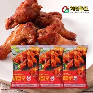 버팔로봉 3kg 1kgx3봉 소스 치킨 에어프라이어 간식 버팔로 봉