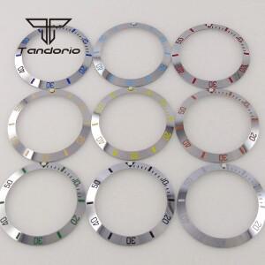 38mm x 30.6mm 경  실버 광택 베젤 삽입 링 스틸 소재 시계 부품 액세서리 서브  손목 적합