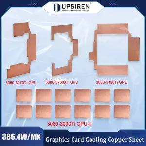 UPSIREN GPU RAM 구리 방열판 라디에이터 메모리 광부 BTC RTX 3060 3070 3080 3090 5600 5700 GPU 냉각 15