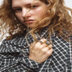 zara 자라 스톤 스파클 링 3개 세트 - 골드1856/016/303120896