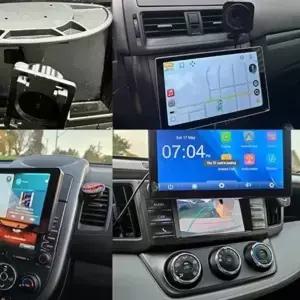 Carplay 화면용 CD 슬롯 마운트 휴대폰용 7mm 볼 차량용 4 모니터 안 오토 태블릿 홀더