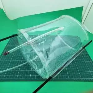 타원형 부식 방지 40L 탱크 백 8x8x4cm RC 모델 보트 비행기 젯 엔진용