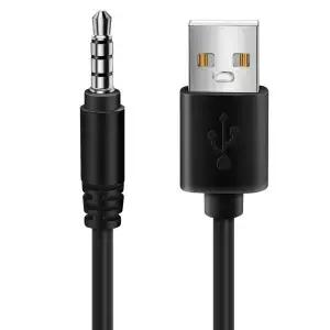 AUX 오디오 잭USB 20 수 충전기 케이블 어댑터 코드 자동차 MP3 용 35mm 플러그