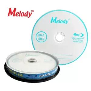 고화질 영상 데이터 저장용 블루레이 공 6배속 50gb bd-r dl 10p 케이크 데이터저장 듀얼레이어 50gb