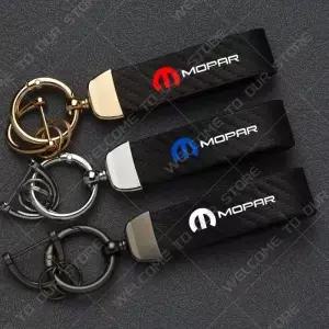 Mopar 로고 Ram 충전기에 대 한 pcs 크라이슬러 체로키 여행 탄소 섬유 스타일 키 체인 자동차 아연 합금