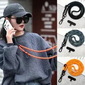 개 20CM 크로스바디 랜야드 스트랩 체인 폰 케이스 커버 스포츠 클라이밍 컬러풀 나일론 싱글 코드 로프
