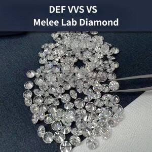 0.9mm - 3.0mm DEF VVS-VS 풀컷 멜리 랩그로운 다이아몬드 10개 20개 30개 0.5캐럿 1캐럿 루스