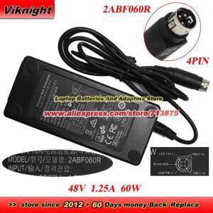 2ABF060R AC 어댑터 48V 1.25A 60W 전원 충전기 4핀 팁 공급 장치 포함