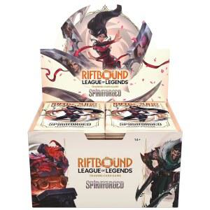 트바운드 리그 오브 레전드 TCG 스피릿포스드 부스터 디스플레이 24개의 14장 Ea 빌딩 트레이딩 카드 게임 랜덤 모듬