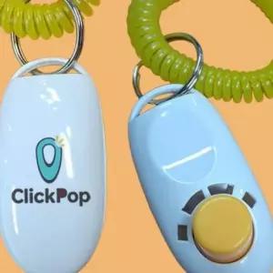 강아지 주문제작 로고인쇄 클리커 클릭커 딸깍이 버튼 장난감 간식 벨 Clicker 교육