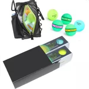 볼빅 비비드 루미나 야광amp형광볼 6구골프공 UV LED 파우치 포함
