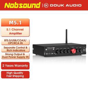 Nobsound 디지털 블루투스 수기 5.1 채널 동축  광학  시어터 파워 앰프 U 디스크 서브우퍼