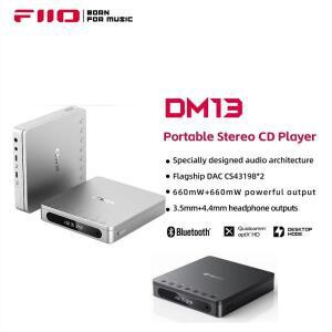 FiiO DM13 휴대용 CD 플레이어 Bluetooth 4.4 밸런스드 고 충실도 턴테이블