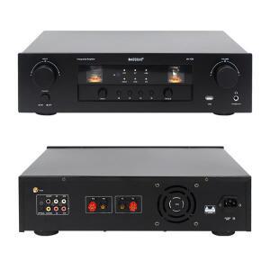 2x200W 사운드 앰프 4-8옴 5.0 블루투스 하이파이 스테레오 80dB 튜브 USB OPT COAX 6.5mm  시어터 DJ용
