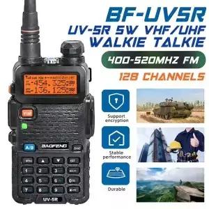 FENG UV5R 5W 고출력 듀얼 밴드 양방향 무전기 장거리 휴대용 야외 사냥용