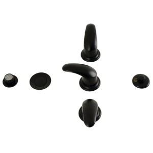 킹스턴 브라스 KB320LL 레거시 비데 수도꼭지, 블랙, 2.88 2.13 매트