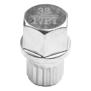 용 도난 방지 휠 너트 잠금 장치 1개 20x28mm 33/17PT 최대 120Nm 제거 도구 실버톤 자동차 액세서리