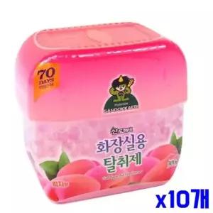 화장실용 탈취제 주방 실내용 사무실 복숭아향 담배제 공기 x10개  [mF7D76D]