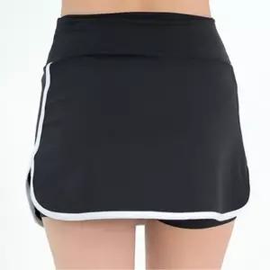 여성 스포츠웨어 레쉬가드 3부 치마레깅스 화이트블랙 요가 헬스 스포츠 (W487D7A)