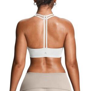 Aoxjox 여성 운동 스포츠 브라 피트니스 트레이닝 짐 Athlenza TBack Bra 루마스트레치 요가 크롭 탱크